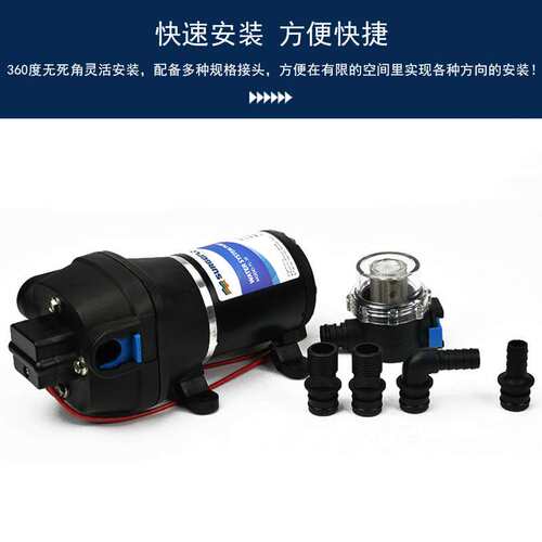 FL-35房车游艇船舶隔膜抽水泵微小型直流电动真空自吸往复增压泵