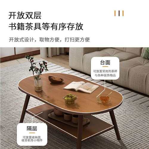 茶几小户型家用客厅小桌子2025新款出租屋沙发旁茶桌餐桌坐地桌子