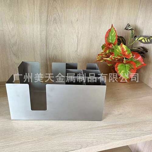 厂家直供不锈钢金属纸巾盒酒吧套装工具座家用收纳盒跨境