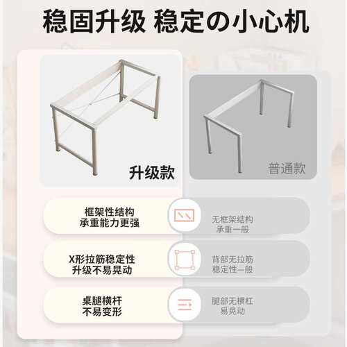 书桌家用女生卧室化妆桌子简易出租屋学生学习桌简约现代办公桌