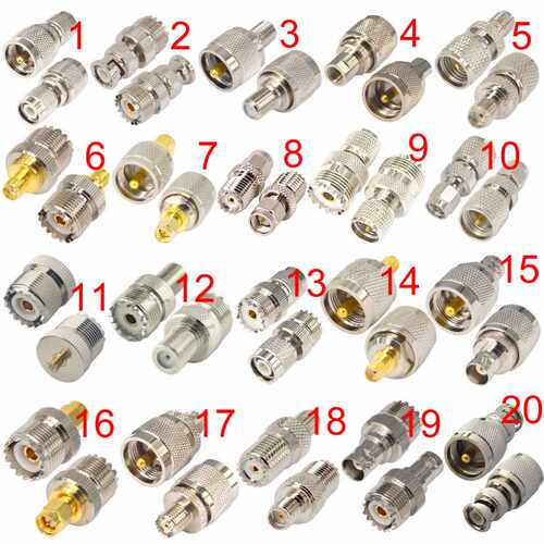 UHF PL259 SO239 SMA/BNC/MCX/FME/F/TNC/MiniUHF射频RF转接头