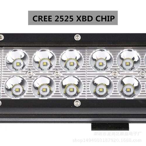 工厂直销LED light bar 72W工作灯汽车射灯改装车顶灯长条灯新款