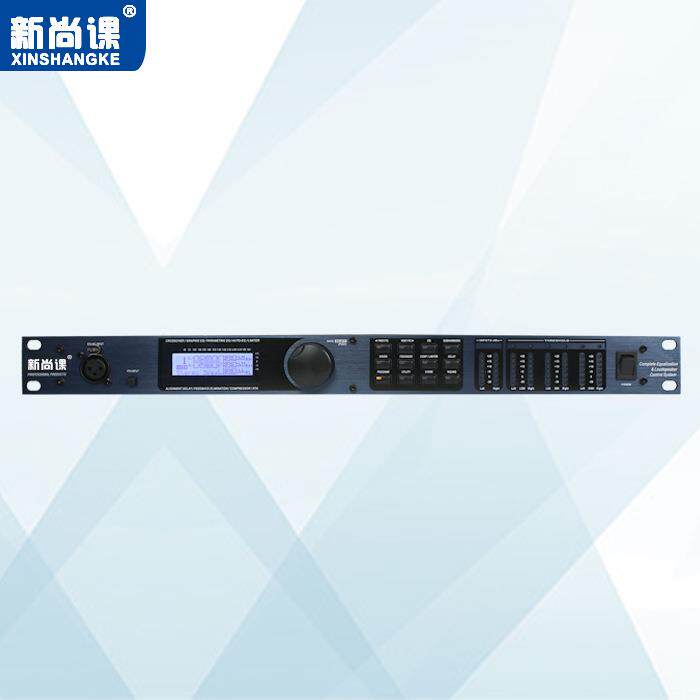 PA二进六出数字音频处理器话筒防啸叫器反馈抑制器会议室舞台扩声