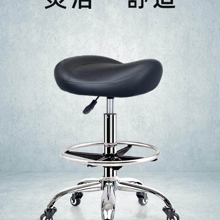 加高款椅子靠背升降转椅滑轮厨房炒菜做饭收银前台专用理发师凳子