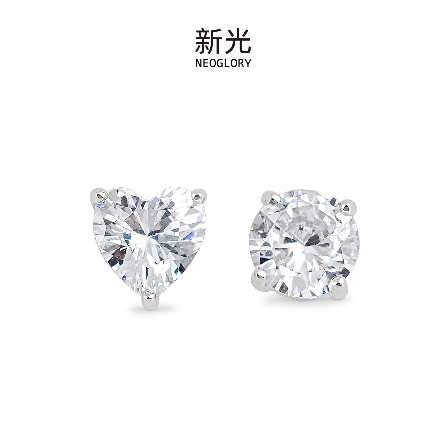 925银钻石轻奢耳钉送女友