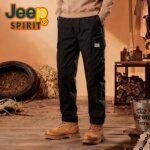 Jeep吉普工装裤男士2026新款美式潮牌直筒宽松多口袋户外休闲长裤