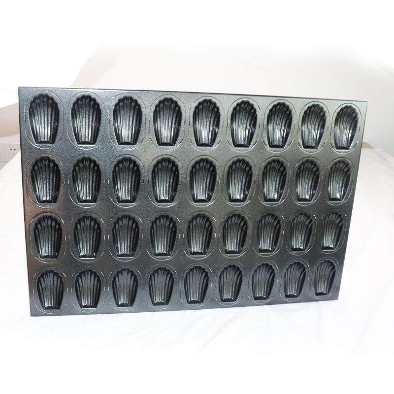 现货乾能36连玛德琳蛋糕模具不沾烤盘QN9305多连长贝壳模型商家用