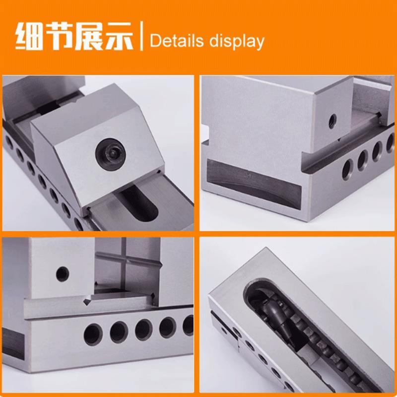 QKG精密快动式平口钳机用磨床铣床批士台钳夹具 QKG快动式平口钳