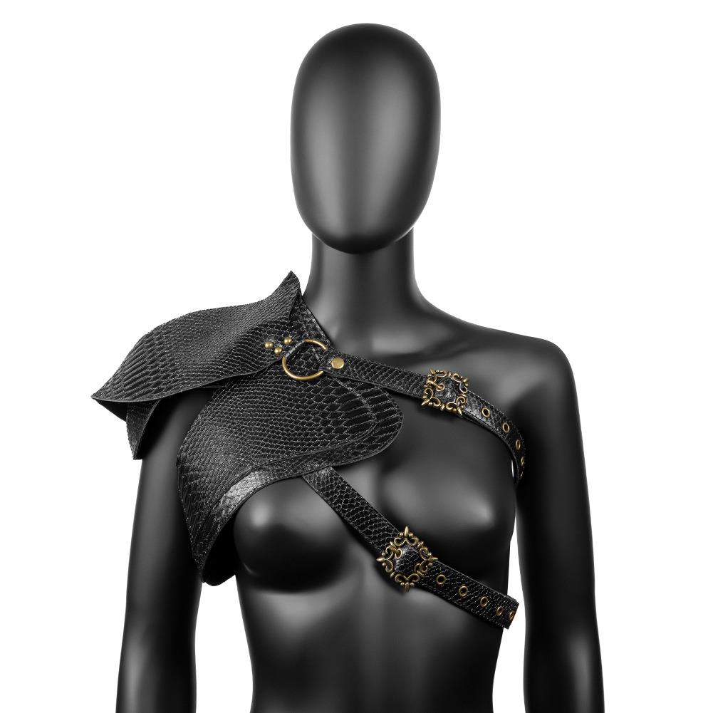 欧美朋克盔甲女铠甲 披肩马甲万圣节披风COSPLAY化妆服饰派对道具