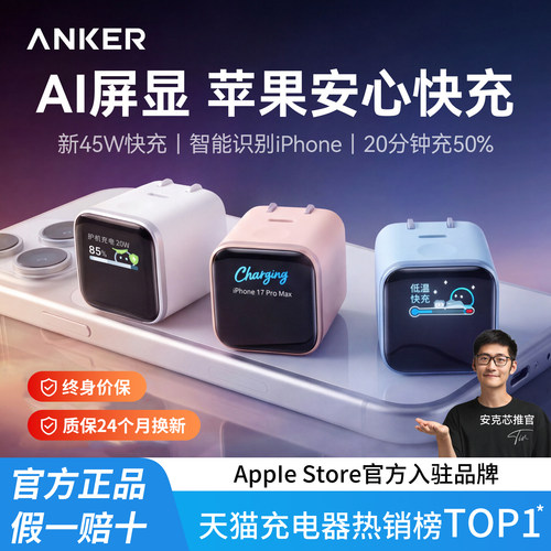 Anker安克安心充Smart45W充电器
