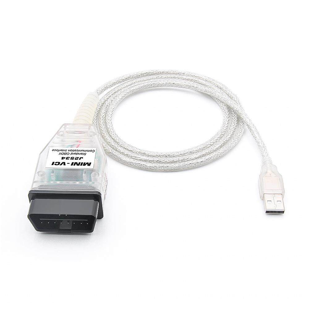 跨境MINI VCI TOYOTATIS J2534 V18.00.008 V17.20.013故障诊断线