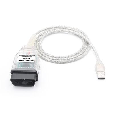 跨境MINI VCI TOYOTATIS J2534 V18.00.008 V17.20.013故障诊断线