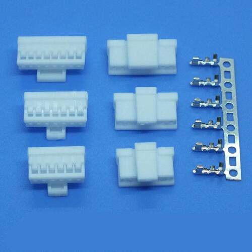 MX1.5带锁扣连接器 胶壳插头2P-4P/6孔/7孔插件端子簧片1.5mm带扣