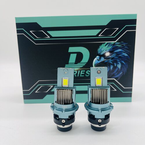 汽车LED大灯D2SD4Sled替换HID氙气灯直插D2RD4R安装灯泡前大灯