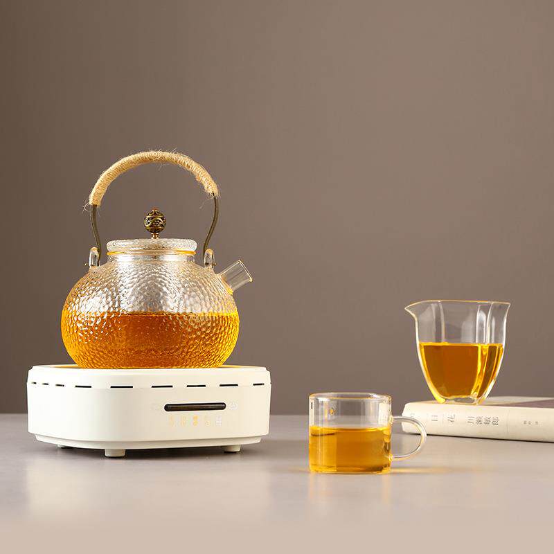 电陶炉茶炉迷你方形电热家用玻璃壶烧水炉触摸款煮茶器可调温