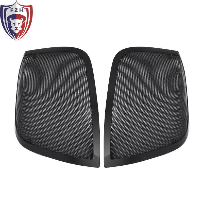 跨境新款 适用哈雷大滑翔 街道滑翔改装黑色边箱喇叭罩 音响罩