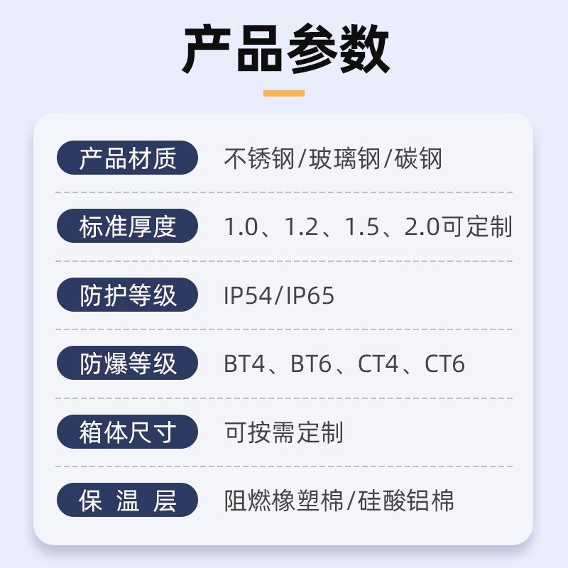 内外双门型仪表保温保护箱压力变送器保温箱电伴热仪表箱源头厂家
