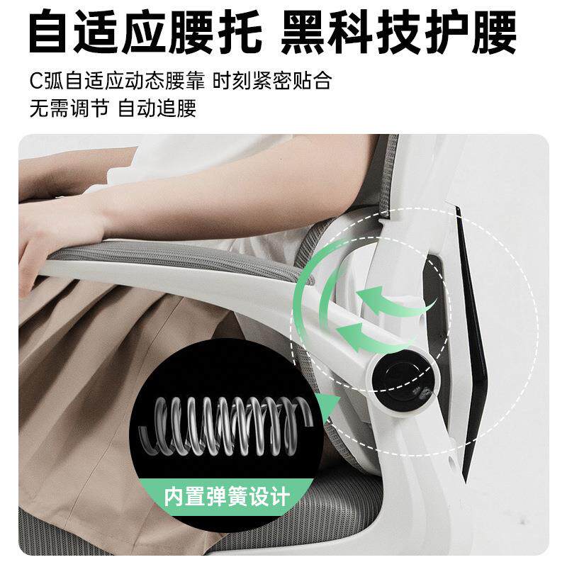 人体工学椅电脑椅舒适家用书房学习靠背椅子电竞椅护腰座椅办公椅