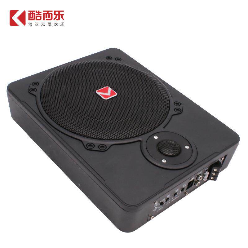 厂家直销带音款大功率12v车载音响改装音箱10寸超薄汽车低音炮