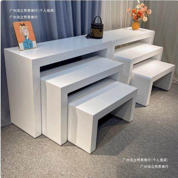 手机展示直播展台电脑展示台展示数码体验服装店流水中岛陈列展台