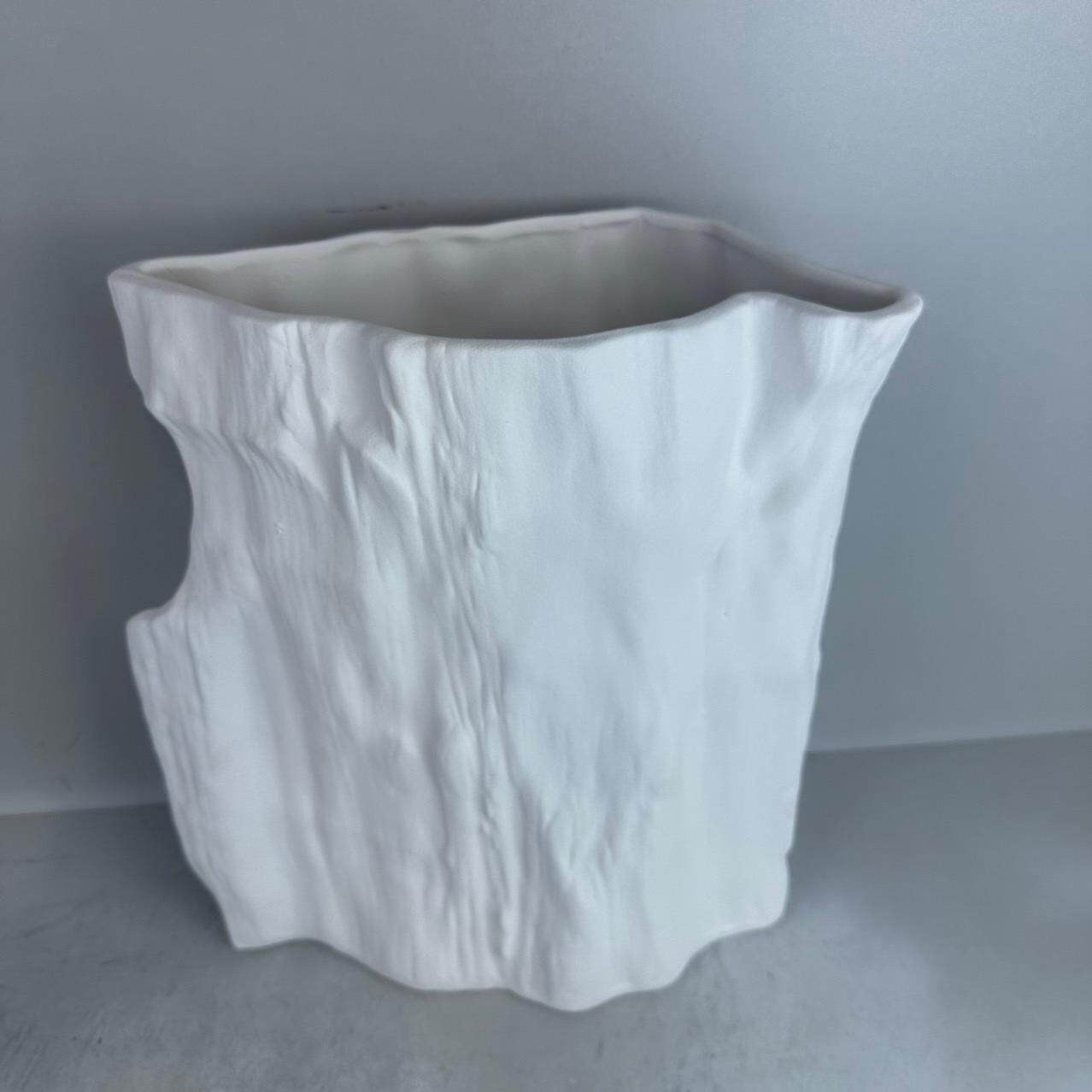 极简异形简约花瓶摆件样板房售楼处青花瓷客厅软装饰品插花
