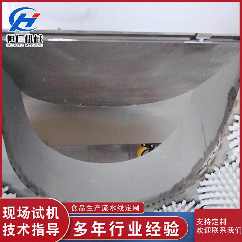 全自动毛辊清洗设备 海鲜类毛辊清洗机 香螺滚动式毛辊清洗机