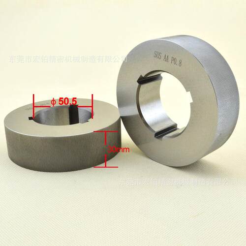 宏铂滚牙轮 3T两轴滚牙轮 直纹 内孔直径50.5mm 厚度30mm滚丝轮