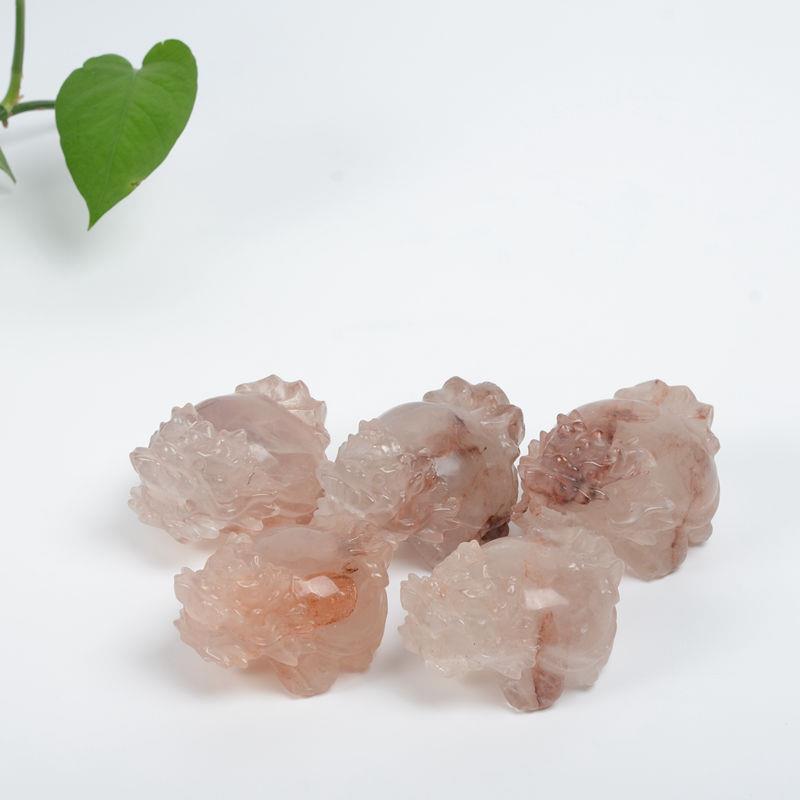 厂家直销天然红胶花龙龟新款小摆件家居装饰品客厅摆设简约美化