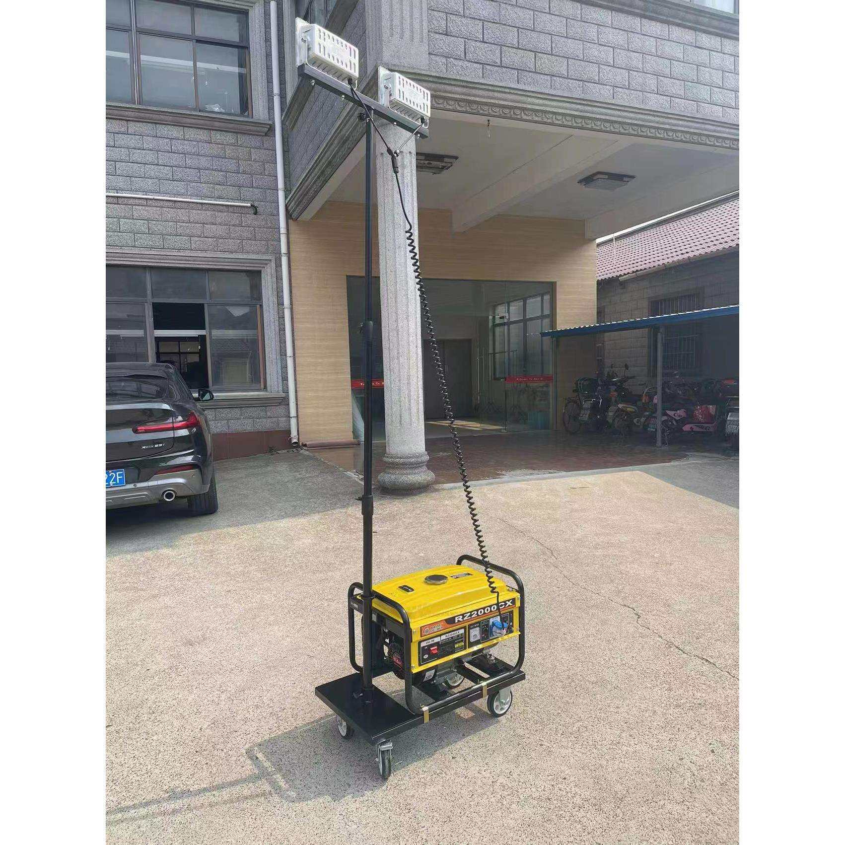 移动照明车 LED 手摇 1000W发电机