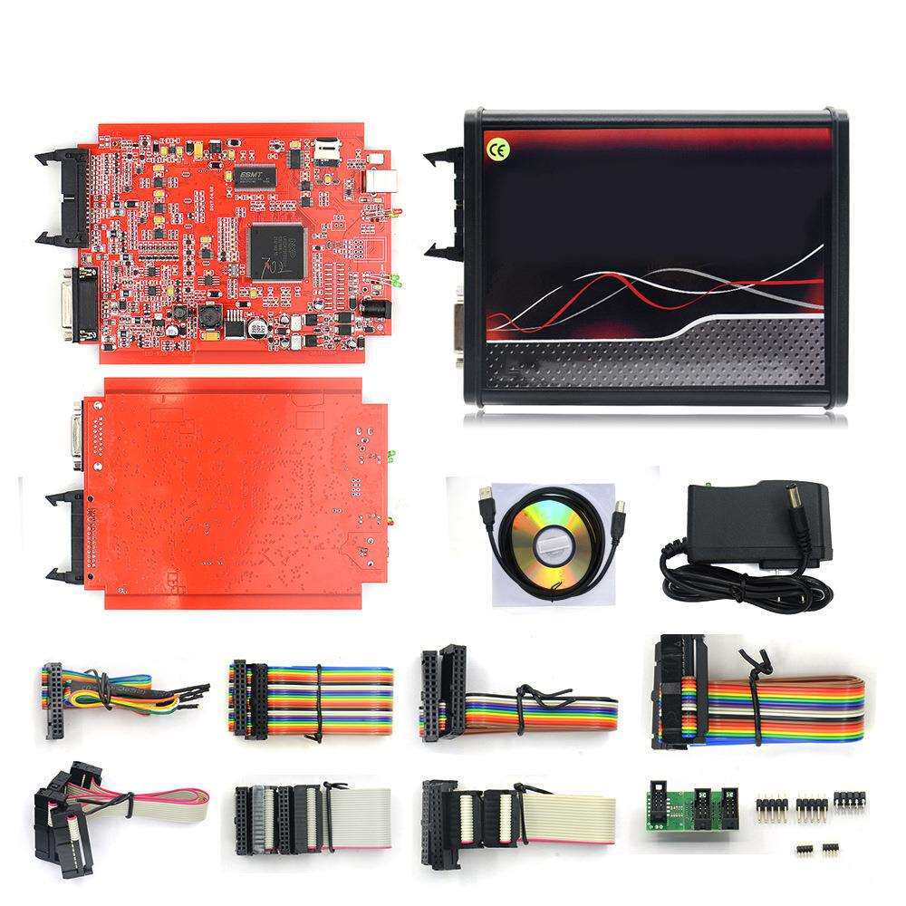 KTAG V7.020 红色PCB板 ECU KTAG 4个LED灯智能诊断仪芯片