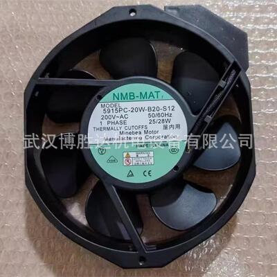 5915PC-20W-B20-S11 S12 NMB耐高温散热风扇 200V 17238