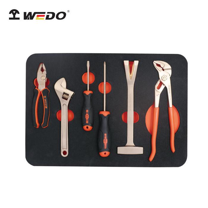 WEDO维度防爆6件套组合套装工具钳子扳手铝青铜无火花工具AL01-6