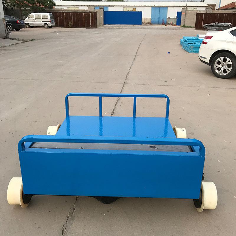 电动轨道平板车可遥控带刹车载重大尼龙轮轨道轨道工具车