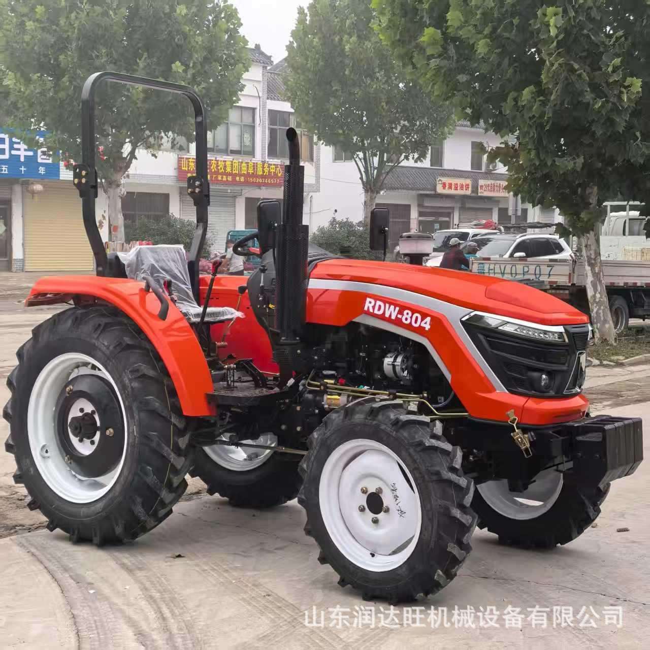 70/75/80马力农用四轮拖拉机中型四轮旋耕机果园农场旋耕机械