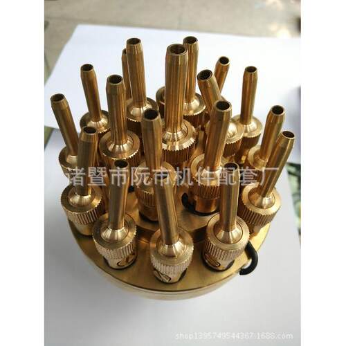 可调 三层花 喷头 1寸 - 2寸 全铜材料 水景 景观 举报 礼花喷头