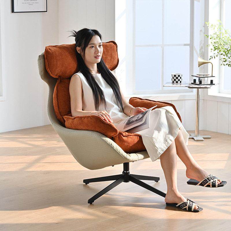 轻奢人沙发椅久坐舒服客厅阳台家用休闲转椅设计师时尚懒人椅