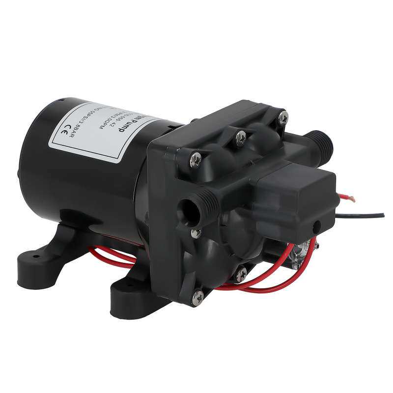 12V 微型直流四腔RV水泵3GPM55psi静音房车游艇增压泵往复式隔膜