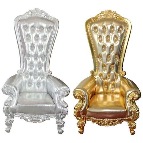 Golden wedding chair tiffany gold chair in stainless steel