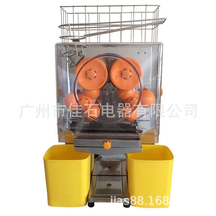 厂家供应 110V 压榨石榴汁机 商用 全自动橙汁机 电动现榨橙子机