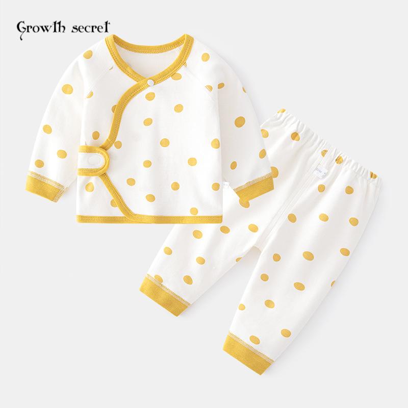 新生婴儿内衣套装纯棉春秋款衣服两件套分体宝宝秋衣裤初生和尚服