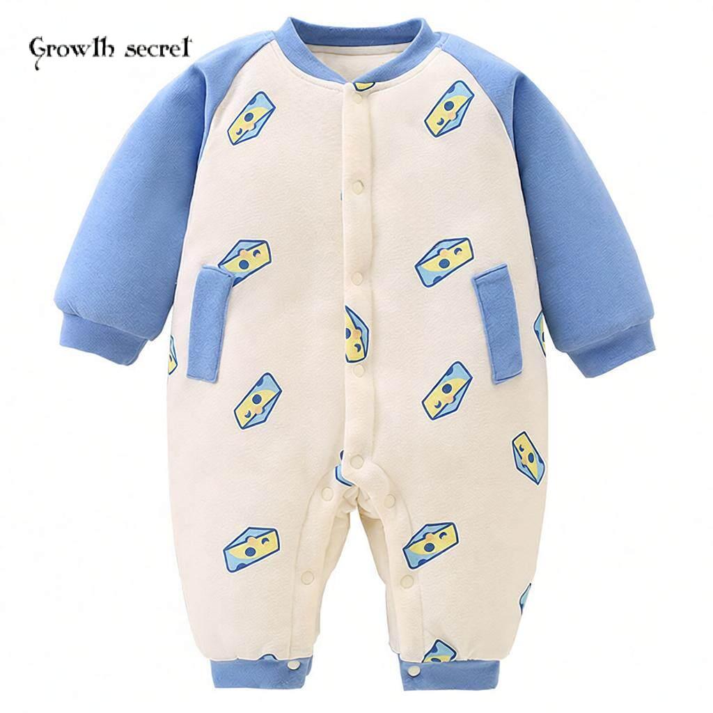 新生婴儿儿衣服纯棉加厚连体衣宝宝秋冬装套装冬季夹棉哈衣棉衣款