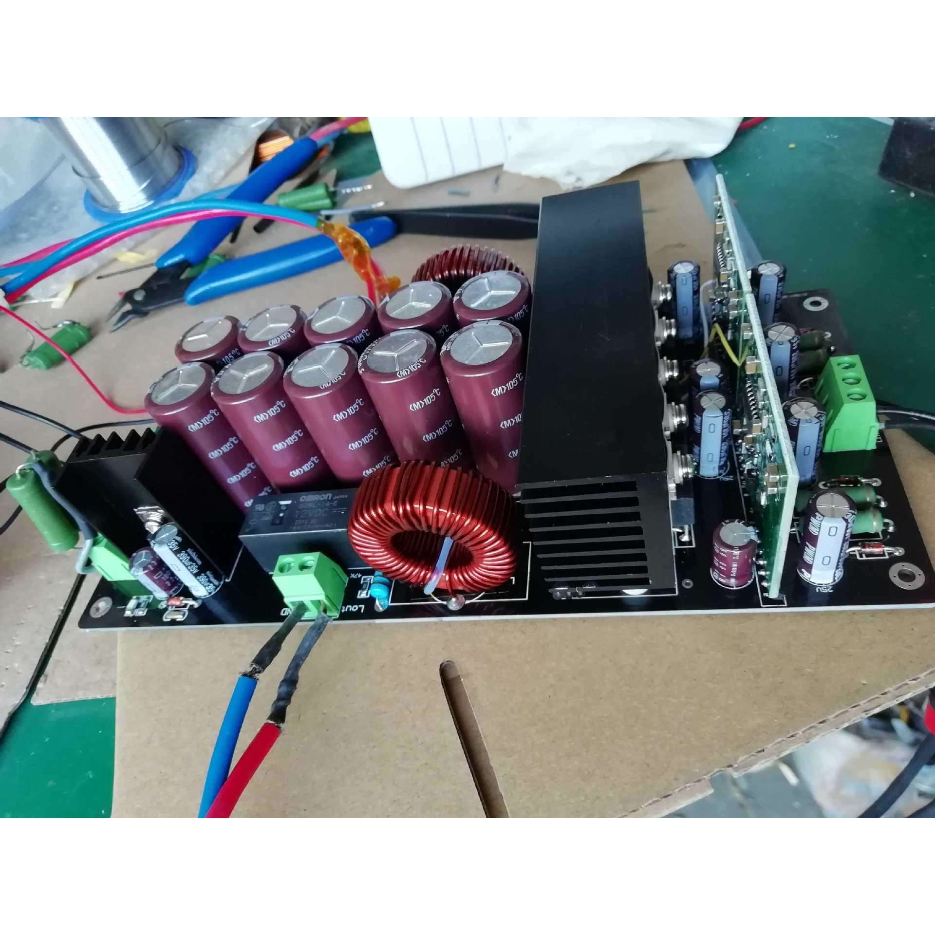 IRS2092功放板带续电器保护 整流 HIFI 发烧大功率功放