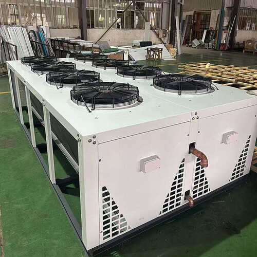 厂家供应V型风冷冷凝器工业翅片散热冷凝器降温设备fnv-40.4-105