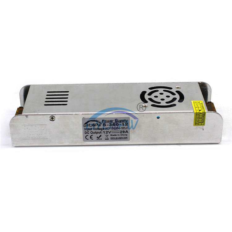 12V350W灯箱电源 DC12V29A长条电源 LED灯条模组安防监控电源