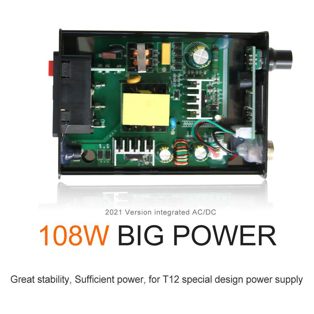 T12-956 SC OLED 1.3屏电烙铁 4芯焊台配M8金属手柄自动关机休眠