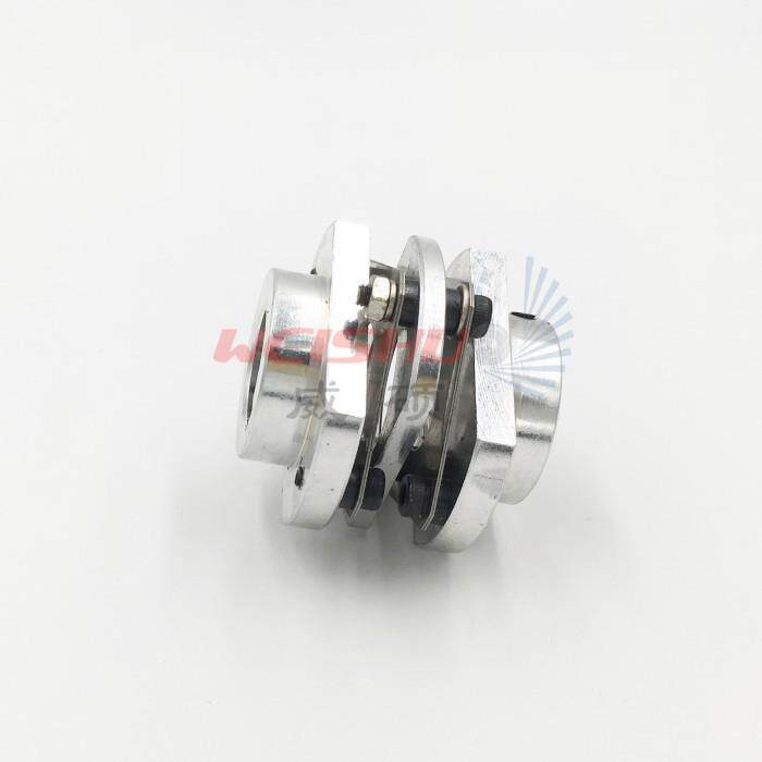 旋转编码器电机丝杆铝合金膜片联轴器外42高39.5内孔15开键槽5mm