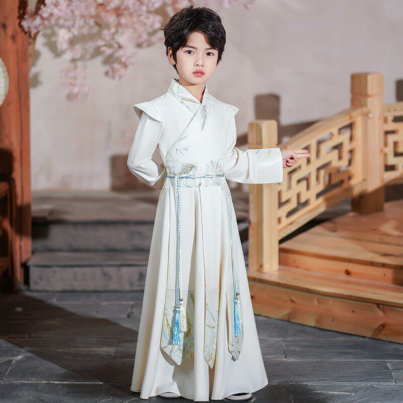 2026新款春夏原创儿童汉服男童古装古风帅气侠客服唐装演出服批发