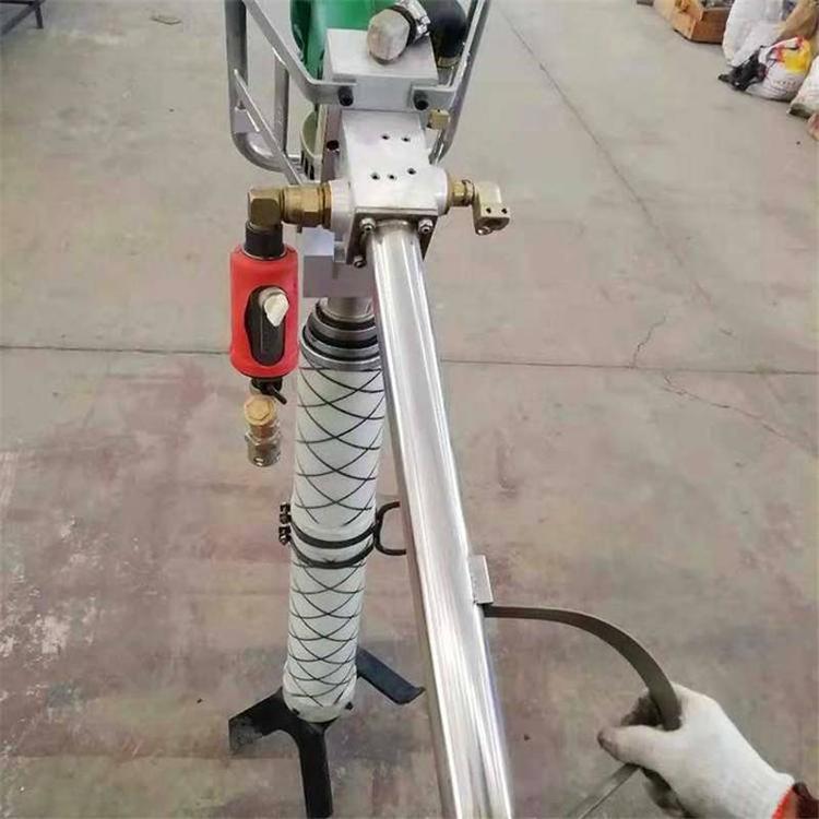 矿山MQT-1.8型气动式瞄杆钻机工程新型塑料岩石取样预紧力打孔机