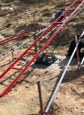 建筑工地爬山虎上料提升机 高速公路斜护坡运料车 河道清淤运输车