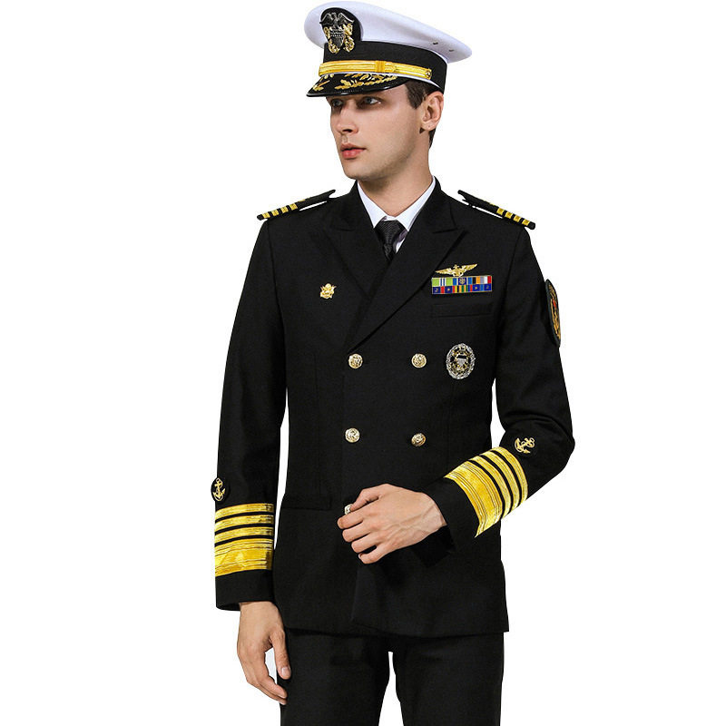 2026新款船员制服礼服游艇船长制服美船员晚宴常服演出服表演